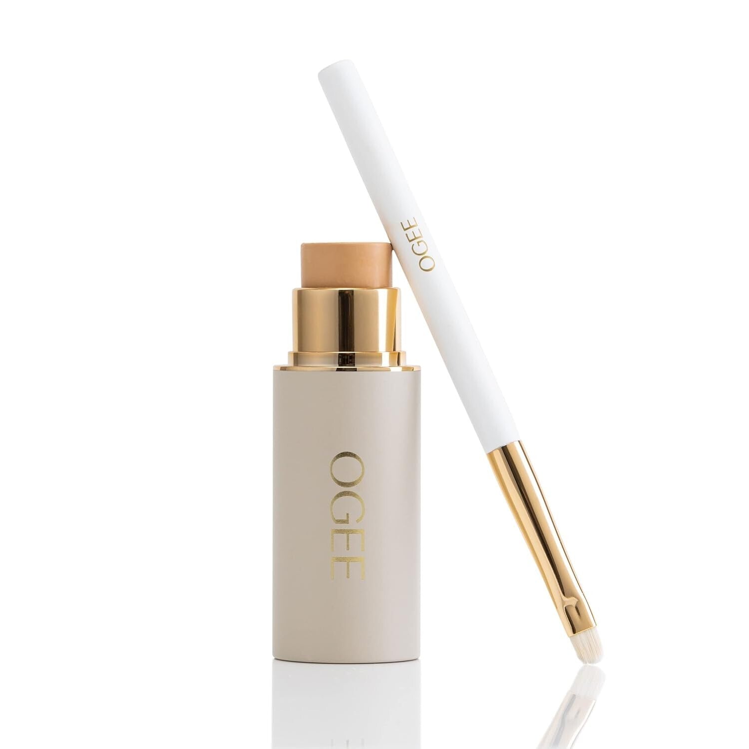 Cruelty-Free Vegan Makeup Brush with Tapered Synthetic Bristles - Durable Design