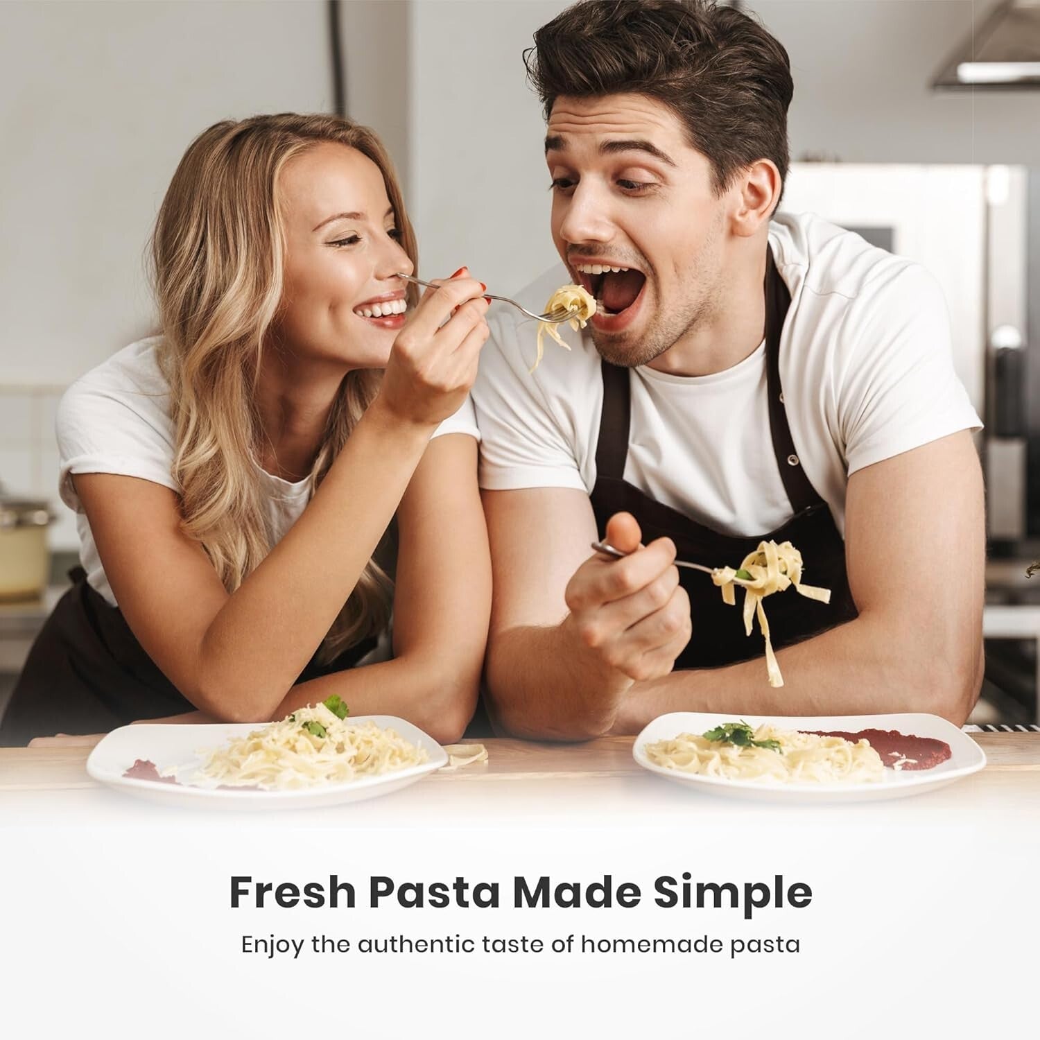 9-Setting Stainless Steel Pasta Maker - Adjustable Thickness for Gourmet Cooking