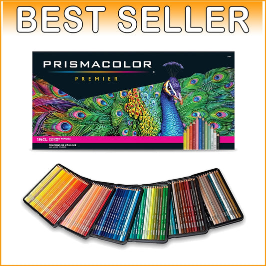 150 Premium Colored Pencils for Blending & Shading - Soft Core Assorted Colors