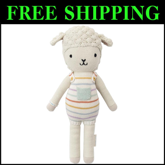 Avery The Lamb 13" Handcrafted Doll - Supports 10 Meals for Every Purchase