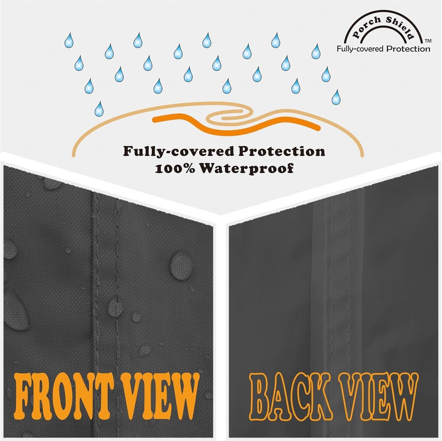 Custom Fit Waterproof Generator Cover 30x30 for All Seasons Protection - Black