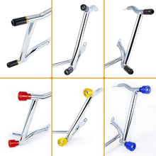 Load image into Gallery viewer, Adjustable Chrome Saddle Bag Protection Set for 2009-2025 Harley Davidson Bikes