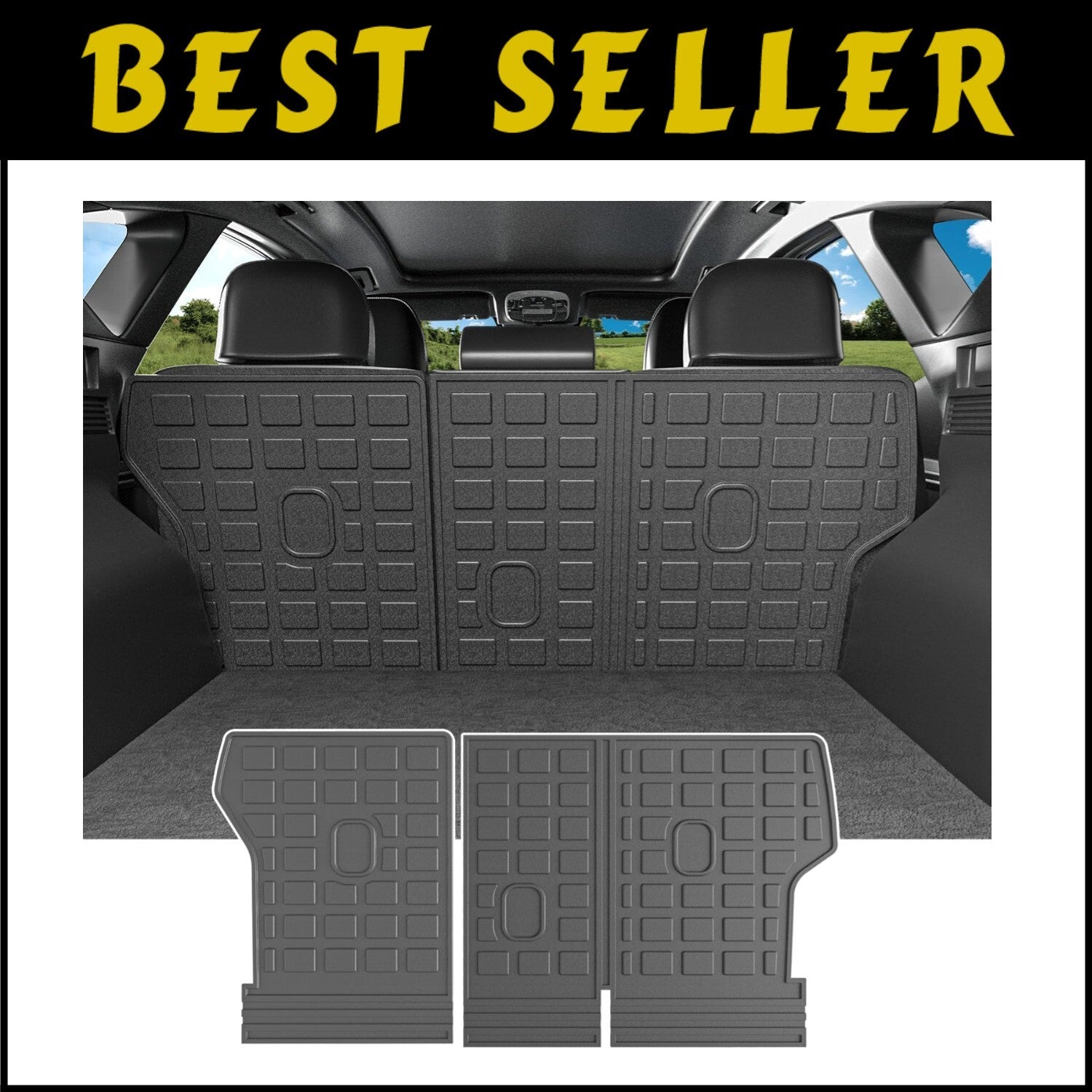 Custom Fit Backrest Mat for 2022-2025 Hyundai Tucson - Scratch Protection