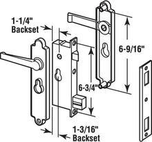 Load image into Gallery viewer, Weather Resistant Keyed-Locking Mortise Handle Set for Security Screen Doors
