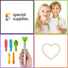 Load image into Gallery viewer, All-in-One Oral Sensory Stimulation Kit with Soft Textured Heads and Storage Bag
