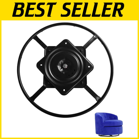 Durable 24-Inch Recliner Swivel Base Conversion Kit with 8 Rubber Feet Included