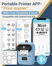 Load image into Gallery viewer, Bluetooth Thermal Label Printer &amp; Portable Label Maker for Small Businesses