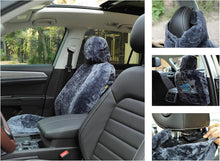 Load image into Gallery viewer, Genuine Furry Shearling Seat Covers for Cars - Winter Warmth and Summer Cool