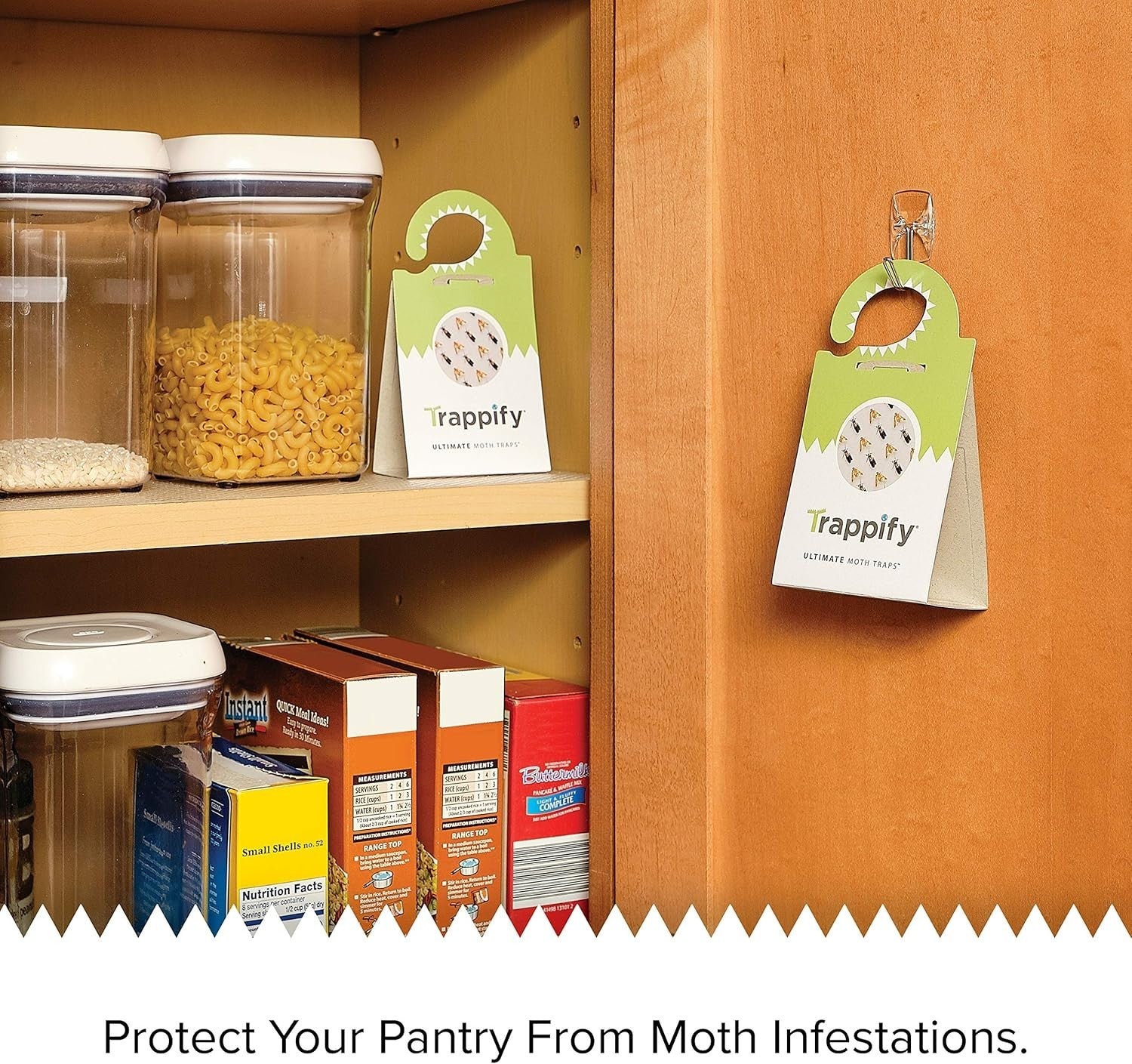 Effective Adhesive Moth Traps for Closet, Pantry & Cabinets – Easy 24 Pack
