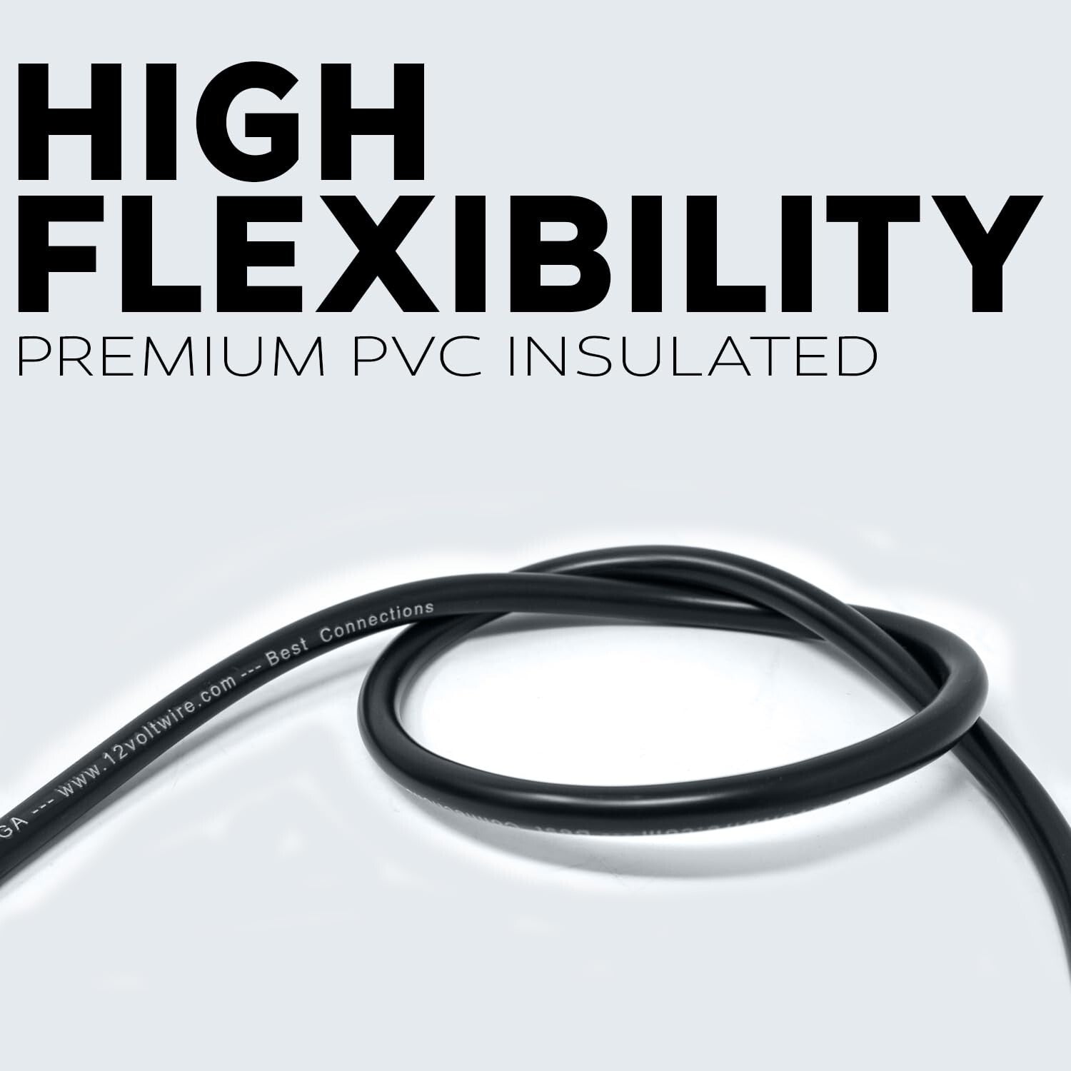 Flexible 14 Gauge 4-Way Trailer Wiring - 25 Ft Multi-Strand Insulated Cord