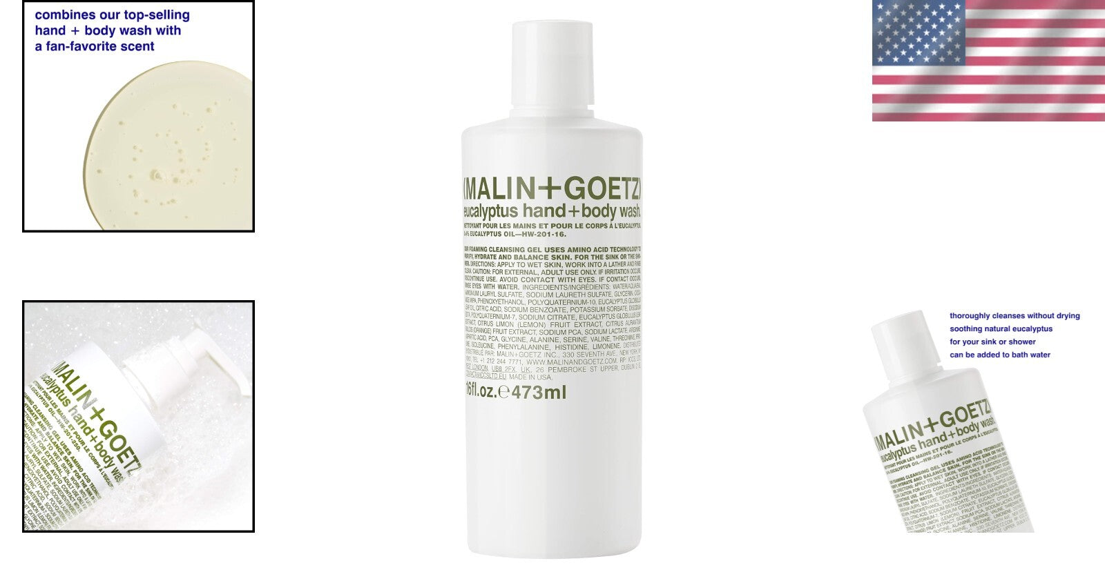 Hydrating Eucalyptus Body Wash - Natural and Non-Irritating for Sensitive Skin