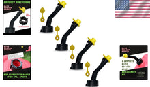 Load image into Gallery viewer, Leak-Proof 5 Gallon Gas Can Spout Replacement Kit - 4 Nozzles &amp; Caps Included