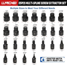 Load image into Gallery viewer, Durable 25-Piece Screw Extractor Set with Blow Molded Case – Lifetime Guarantee