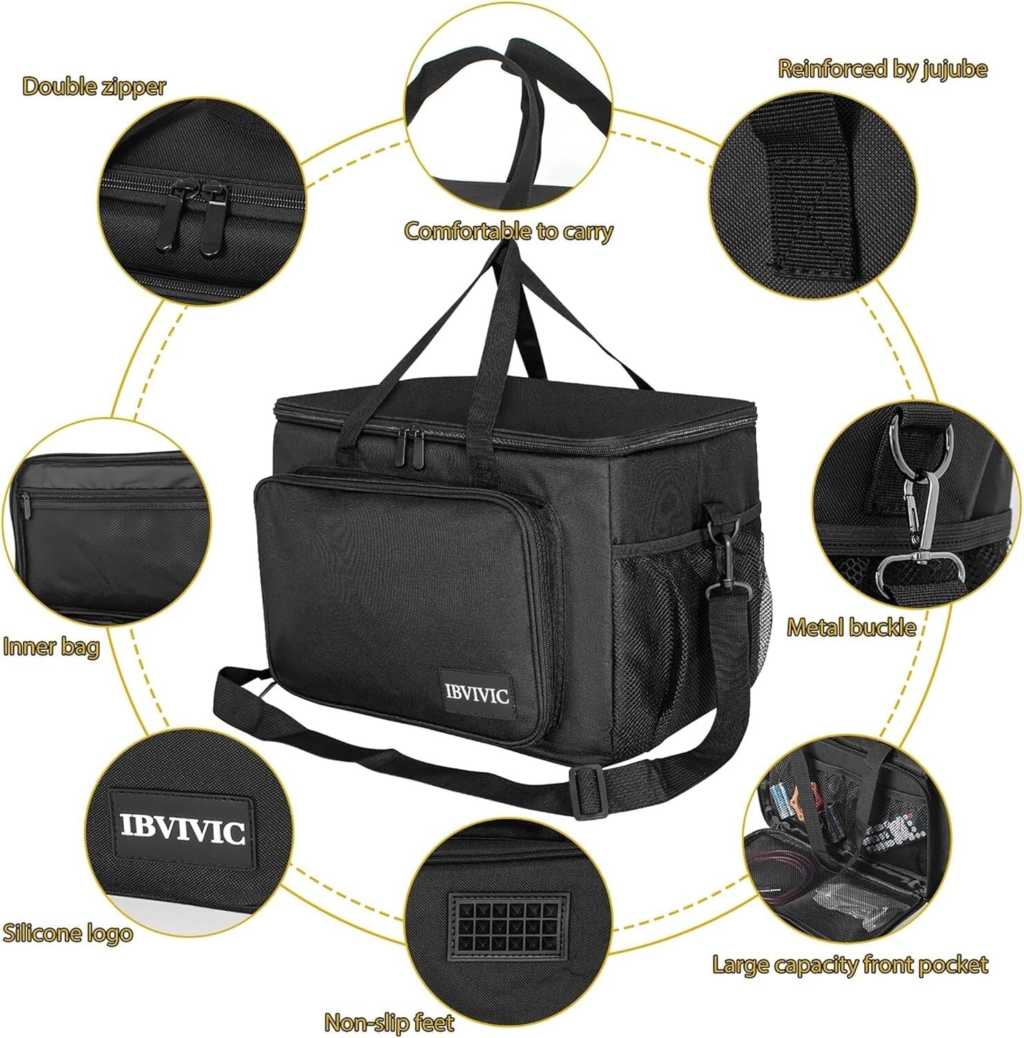Durable 15-Slot Microphone Case for Wireless Mics – Oxford and Foam Design