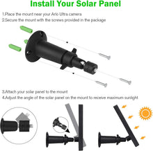 Load image into Gallery viewer, High-Efficiency Solar Panel Charger Set for Arlo Pro 4/5S with Waterproof Design