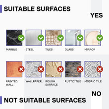 Load image into Gallery viewer, Durable No Drill Adhesive Shower Organizer with Soap Holder - 15lbs Capacity