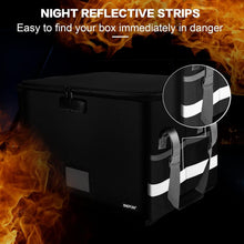 Load image into Gallery viewer, Water-Resistant Fireproof File Box with Combination Lock – Secure Your Valuables