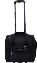 Load image into Gallery viewer, Durable 15-Inch Under Seat Travel Bag with USB Charger - Versatile Black Luggage