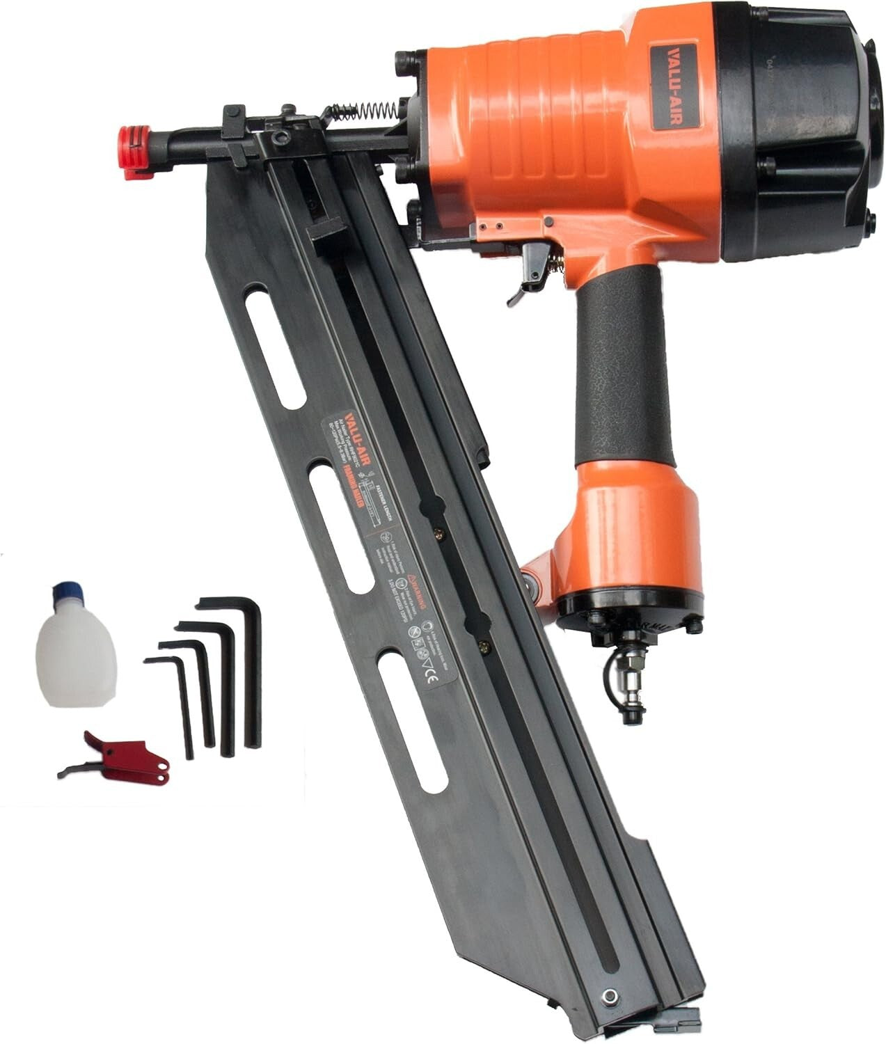 Air-Powered Framing Nailer with Interchangeable Trigger - Precision Nailing Tool