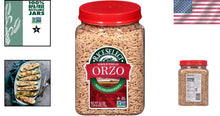 Load image into Gallery viewer, Nutritious Whole Wheat Orzo Pasta 4-Pack - Non-GMO, High Protein - 26.5-Oz Jars