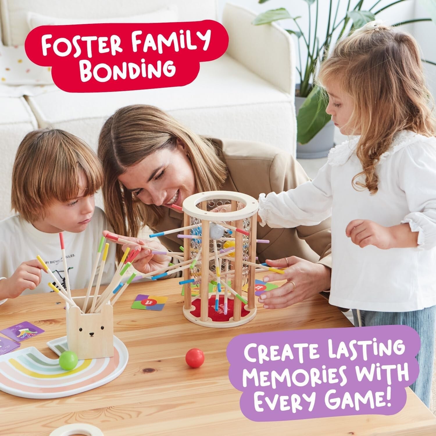 Durable and Safe Jumbo Montessori Game - 4 Modes of Educational Play for Kids