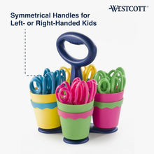 Load image into Gallery viewer, Premium Kids’ Scissor Caddy with 5-Inch Pointed Scissors - Ideal for Classrooms