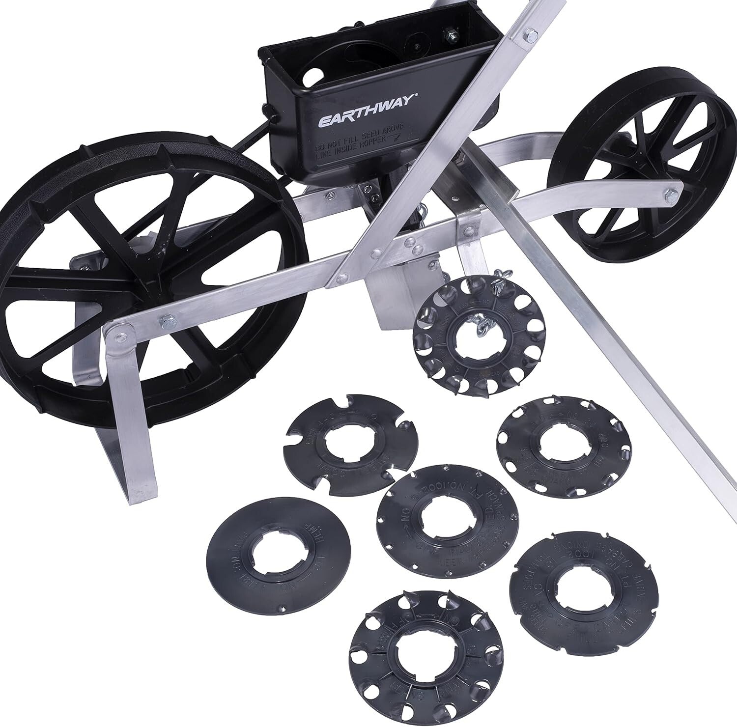 10001 Precision Garden Seeder with 7 Plates for Easy Vegetable Planting