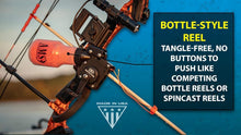 Load image into Gallery viewer, Premium Stainless Steel &amp; Aluminum Bowfishing Reel - Made in USA, Right Handed