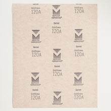 Load image into Gallery viewer, Garnet Paper Sanding Sheets - 9x11, 100 Pack, Fine Grit 120A for Smooth Finishes