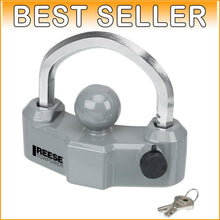 Load image into Gallery viewer, Premium Heavy-Duty Trailer Coupler Lock for 1-7/8, 2, and 2-5/16 Couplers