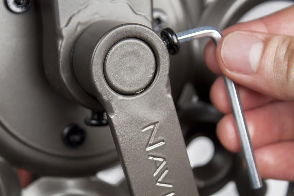 Weather-Resistant Navigator Hose Reel - Holds 125ft, Elegant Bronze Finish