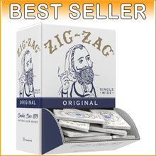 Load image into Gallery viewer, Zig Zag Original White Rolling Papers - 70mm, 48 Booklets, 1536 Sheets Total
