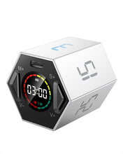 Load image into Gallery viewer, Versatile Hexagon Productivity Timer - 6 Preset Times &amp; Custom Options - Gray
