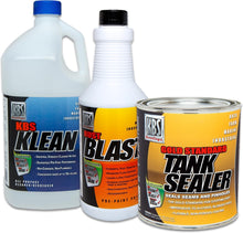 Load image into Gallery viewer, KBS Gold Standard Fuel Tank Sealer Kit - Restore &amp; Prevent Rust for 25 Gallons