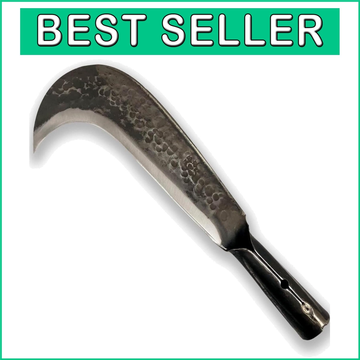 Ergonomic Billhook Sickle Knife - Heavy Duty Tool for Garden and Brush Clearing