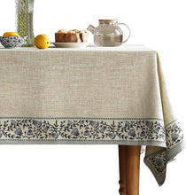 Load image into Gallery viewer, Versatile Floral Table Cover for All Seasons - 87" x 55" Dining Essentials