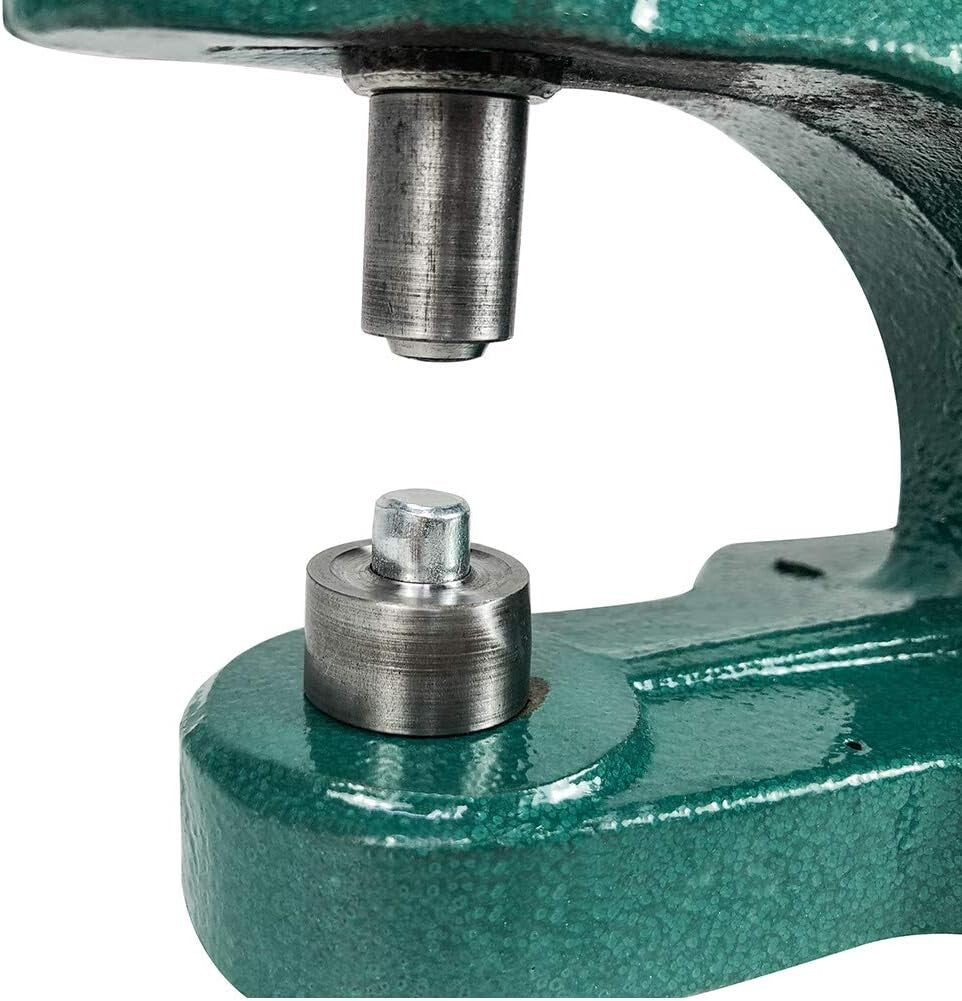 Versatile Eyelet Grommet Punch Tool with 1500 Grommets & Easy Lever Mechanism