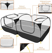Load image into Gallery viewer, Portable Detachable Bottom Playpen for Small Animals - Spacious &amp; Lightweight