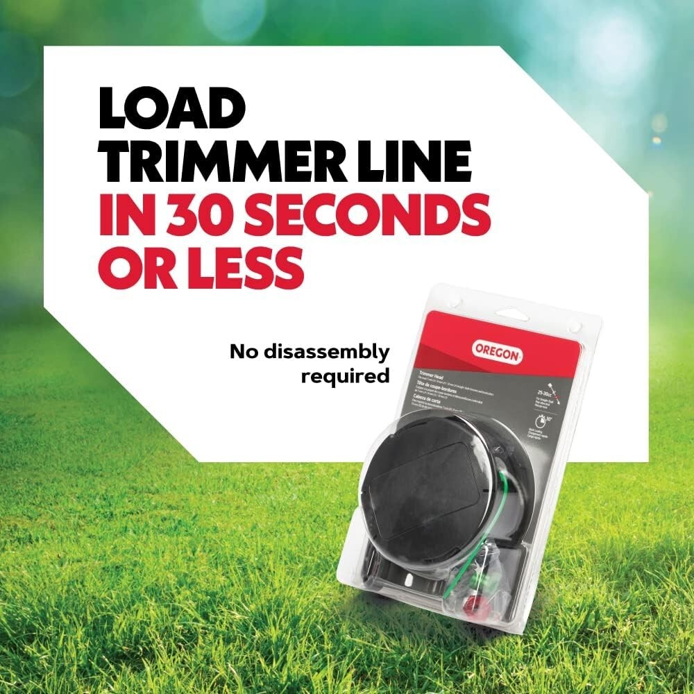 Quick Load 4-1/2" Trimmer Head Replacement - Works with Echo, Stihl, More