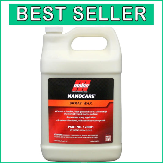 Professional Grade 2-in-1 Nano Care Spray Wax - 1 Gallon Interior & Exterior