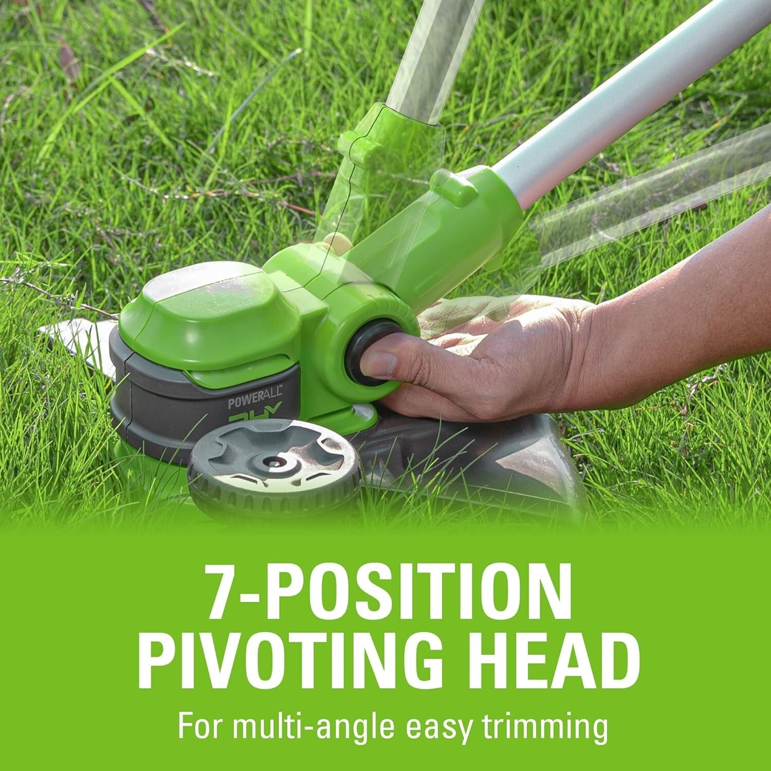 All-in-One 24V Lawn Care Combo: 12” String Trimmer and Blower with Accessories