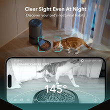 Load image into Gallery viewer, Smart Automatic Pet Feeder with 1080P HD Camera &amp; 2-Way Audio for Cats &amp; Dogs