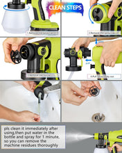 Load image into Gallery viewer, Cordless HVLP Paint Sprayer Compatible with Ryobi 18V - 4 Copper Nozzles