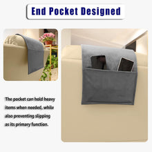 Load image into Gallery viewer, Adjustable Velvet Headrest Pillow - Non-Slip Neck Support for Recliners in Gray