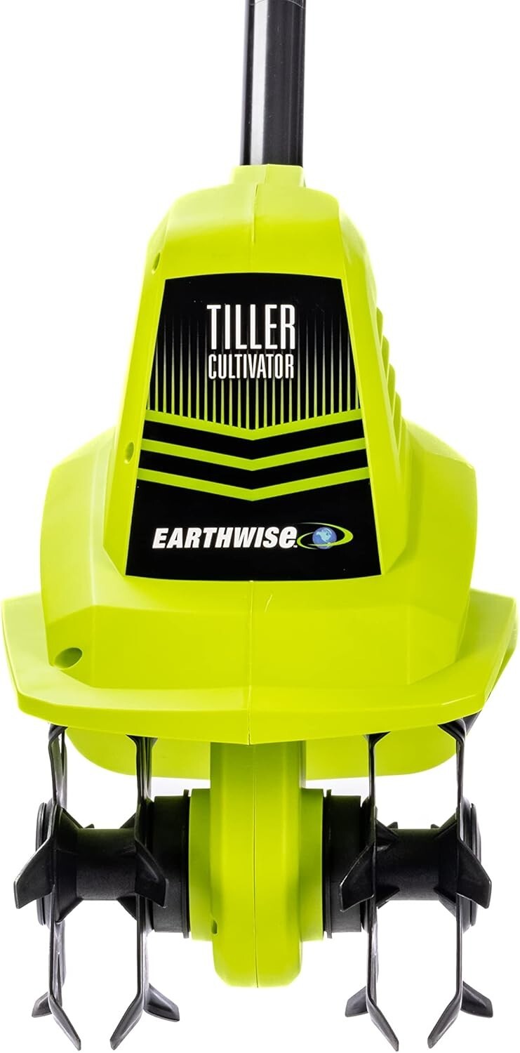 20V Cordless Electric Garden Tiller with 7.5-Inch Width - Eco-Friendly Choice