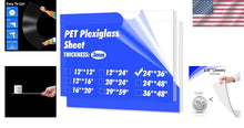 Load image into Gallery viewer, Recyclable PET Clear Acrylic Sheets - 2 Pack, 36" x 24" for Events &amp; Displays