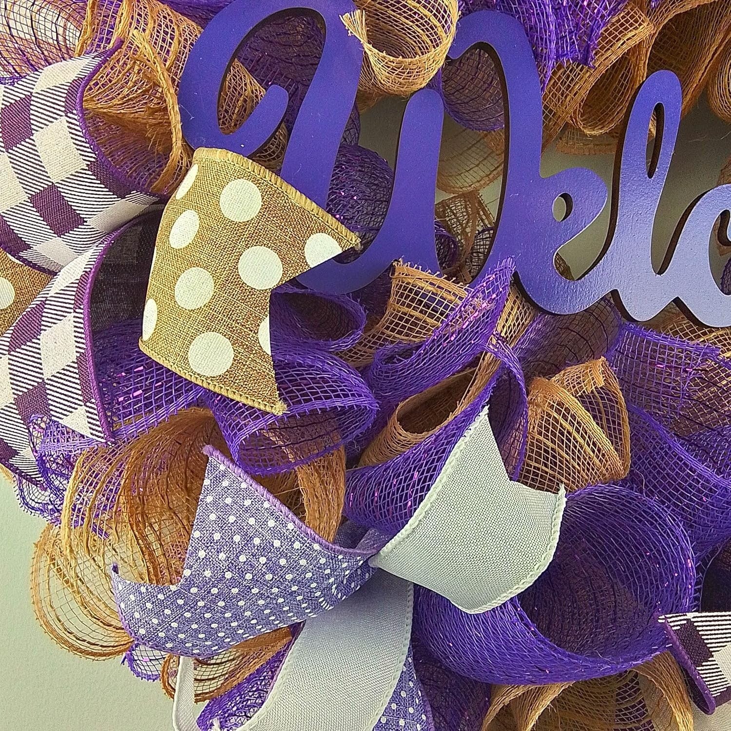 Customizable Jute Welcome Wreath - Perfect Handmade Gift for Every Occasion