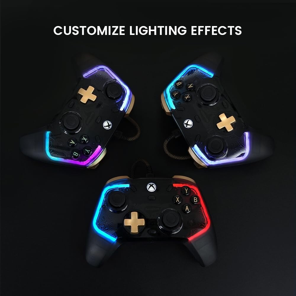 Enhanced Xbox Series X|S & PC Controller with RGB Lighting & Anti-Drift Joystick