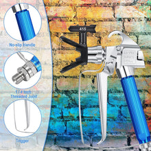 Load image into Gallery viewer, Versatile 17-Pc Airless Paint Sprayer Gun with Easy Install Nozzle Protection