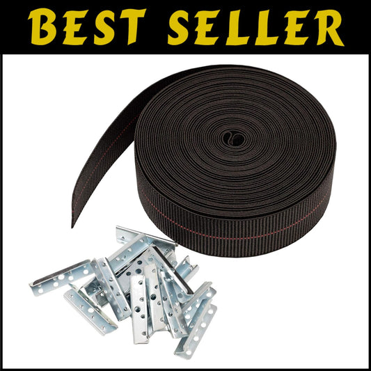 Versatile 2 Inch Elastic Webbing Kit for Indoor & Outdoor Furniture Repairs